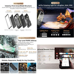 Blackview XPLORE 2 위성폰, 16GB+1TB, 6.73인치 안드로이드 15 Dimensity 8300 MT6897 옥타 코어, 네트워크: 5G, OTG, NFC, XPLORE 2 위성폰 16GB+1TB