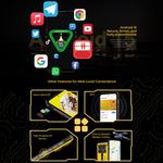 Oukitel WP60 러기드 폰, 12GB+512GB, 야간 투시, 108MP 카메라, 측면 지문 인식, 7.2인치 Android 15 MediaTek Dimensity 7025 옥타 코어, NFC, OTG, 네트워크: 5G, 12GB+512GB