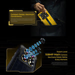 Oukitel WP60 러기드 폰, 12GB+512GB, 야간 투시, 108MP 카메라, 측면 지문 인식, 7.2인치 Android 15 MediaTek Dimensity 7025 옥타 코어, NFC, OTG, 네트워크: 5G, 12GB+512GB