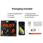 Blackview Oscal Pilot 5 5G 러기드 폰, 8GB+256GB, 6.67인치 안드로이드 16 UMS9620 T8100 옥타 코어, 네트워크: 5G, OTG, NFC