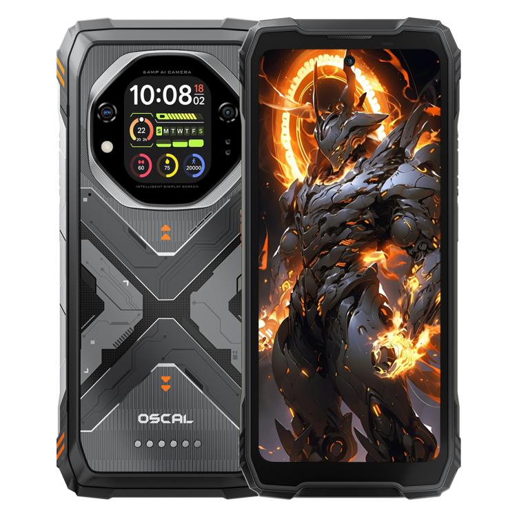 Blackview Oscal TANK 1, 12GB+256GB, 6.78인치 안드로이드 15 DokeOS 4.2 Mediatek Dimensity 7050 옥타 코어, 네트워크: 5G, OTG, NFC, 12GB+256GB