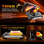 Blackview Oscal TANK 1, 12GB+256GB, 6.78인치 안드로이드 15 DokeOS 4.2 Mediatek Dimensity 7050 옥타 코어, 네트워크: 5G, OTG, NFC, 12GB+256GB