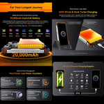 Blackview Oscal TANK 1, 12GB+256GB, 6.78인치 안드로이드 15 DokeOS 4.2 Mediatek Dimensity 7050 옥타 코어, 네트워크: 5G, OTG, NFC, 12GB+256GB