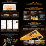 Blackview Oscal FORT 5, 12GB+256GB, 6.78인치 안드로이드 16 Mediatek MT8781 Helio G100 옥타 코어, 네트워크: 4G, OTG, NFC