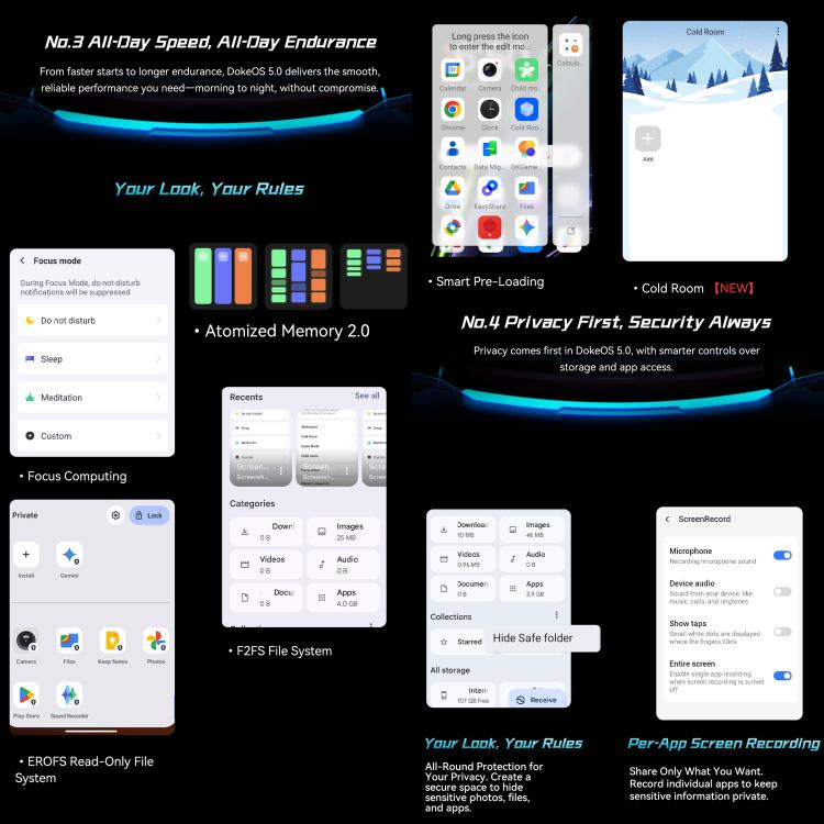 Blackview FORT 2 러기드 폰, 8GB+128GB, 6.56인치 안드로이드 15 MediaTek MT6769V/CB Helio G81 옥타 코어, 네트워크: 4G, OTG, NFC, 8GB+128GB