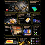 Blackview BL7000 러기드 폰, 8GB+512GB, 6.78인치 안드로이드 15 MediaTek Dimensity 6300 옥타 코어, 네트워크: 5G, NFC, OTG, 8GB+512GB