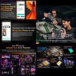 Blackview BL7000 러기드 폰, 8GB+512GB, 6.78인치 안드로이드 15 MediaTek Dimensity 6300 옥타 코어, 네트워크: 5G, NFC, OTG, 8GB+512GB