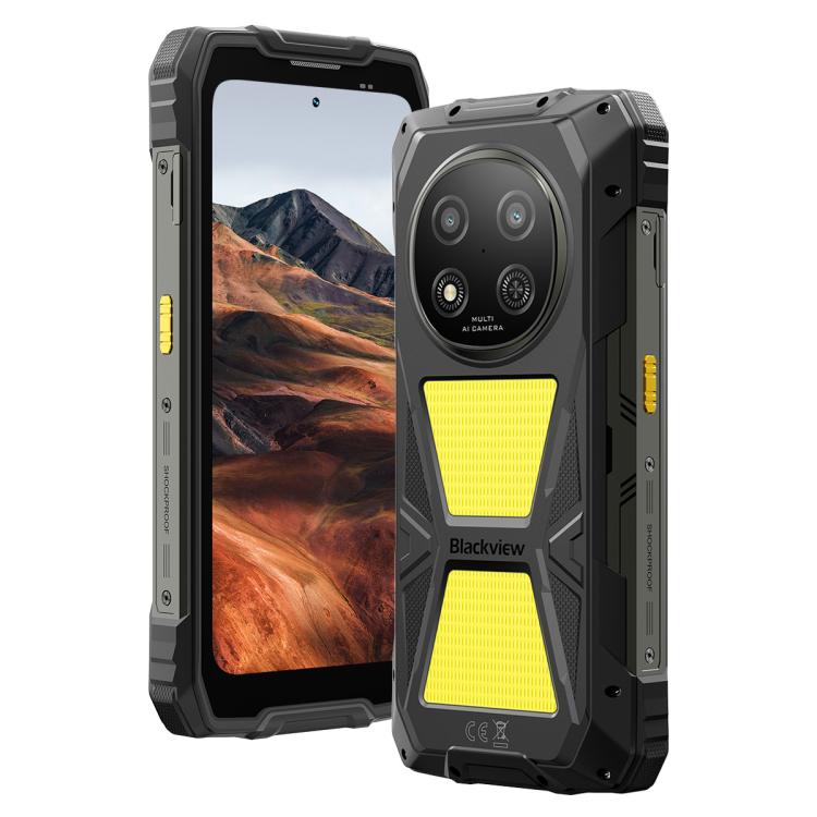 Blackview ROCK 2 Pro 러기드 폰, 8GB+256GB, 6.67인치 안드로이드 16 Unisoc UMS9620 T8100 옥타 코어, 네트워크: 5G, OTG, NFC