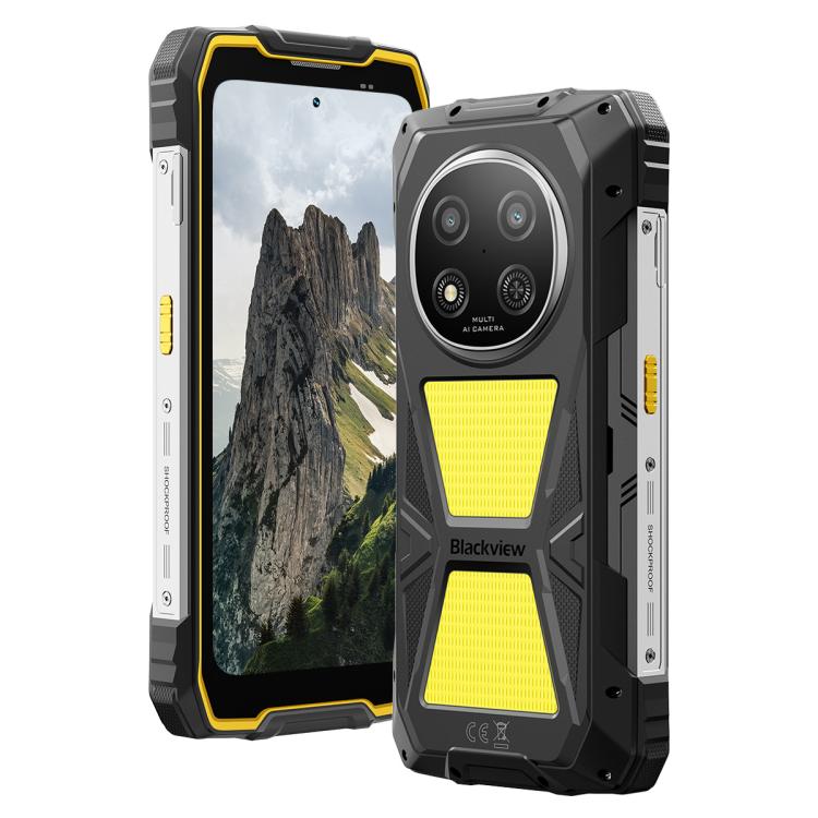 Blackview ROCK 2 Pro 러기드 폰, 8GB+256GB, 6.67인치 안드로이드 16 Unisoc UMS9620 T8100 옥타 코어, 네트워크: 5G, OTG, NFC