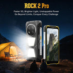 Blackview ROCK 2 Pro 러기드 폰, 8GB+256GB, 6.67인치 안드로이드 16 Unisoc UMS9620 T8100 옥타 코어, 네트워크: 5G, OTG, NFC