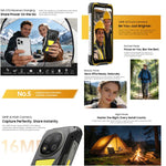 Blackview ROCK 2 Pro 러기드 폰, 8GB+256GB, 6.67인치 안드로이드 16 Unisoc UMS9620 T8100 옥타 코어, 네트워크: 5G, OTG, NFC