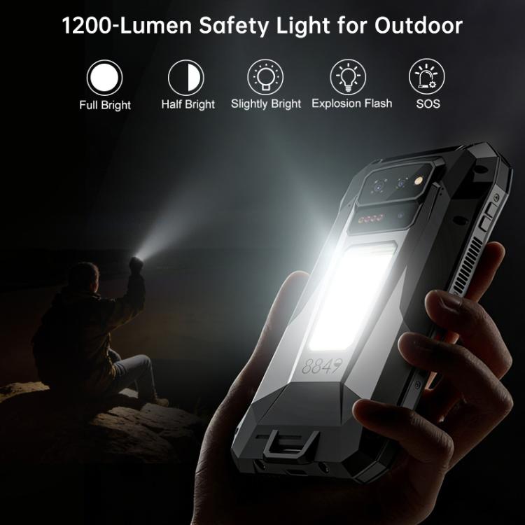 Unihertz 8849Tank X 프로젝터 러기드 폰, 16GB+512GB, 측면 지문 인식, 야간 투시, 6.78인치 안드로이드 15 MediaTek Dimensity 8200 옥타 코어, 네트워크: 5G, NFC, Tank X 16GB+512GB