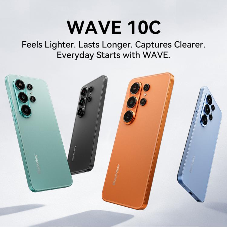 Blackview WAVE 10C, 4GB+128GB, 6.88인치 Android 16 Unisoc UMS312 / T310 옥타 코어, 네트워크: 4G, OTG, WAVE 10C, 4GB+128GB