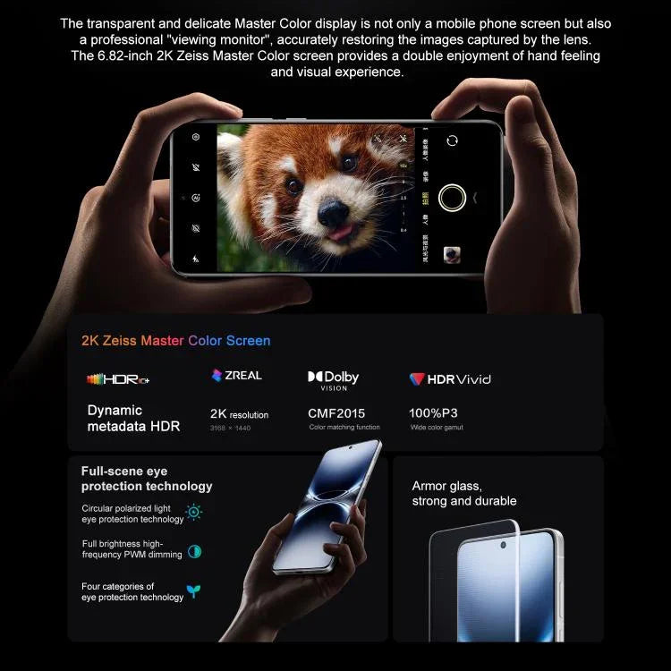 vivo X200 Ultra, 16GB+512GB, Face ID / 3D Ultrasonic Fingerprint, 6.82 inch OriginOS 5 / Android 15 Snapdragon 8 Elite Octa Core, OTG, NFC, Network: 5G, Support Google Play, 16GB+512GB