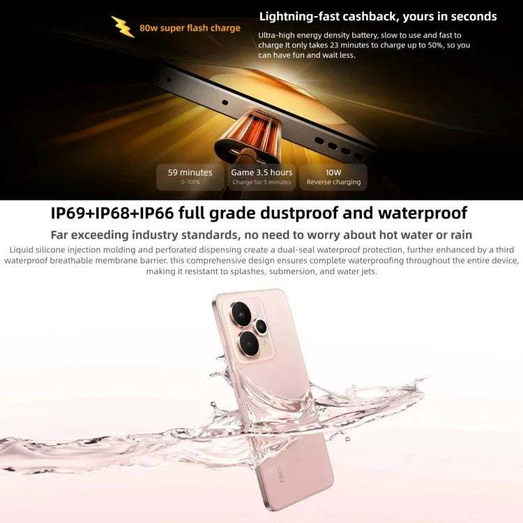 Realme 15, 8GB+256GB, 6.77인치 Realme UI 6.0 Android 15 MediaTek Dimensity 7300+ 옥타 코어, NFC, 네트워크: 5G, 8GB+256GB