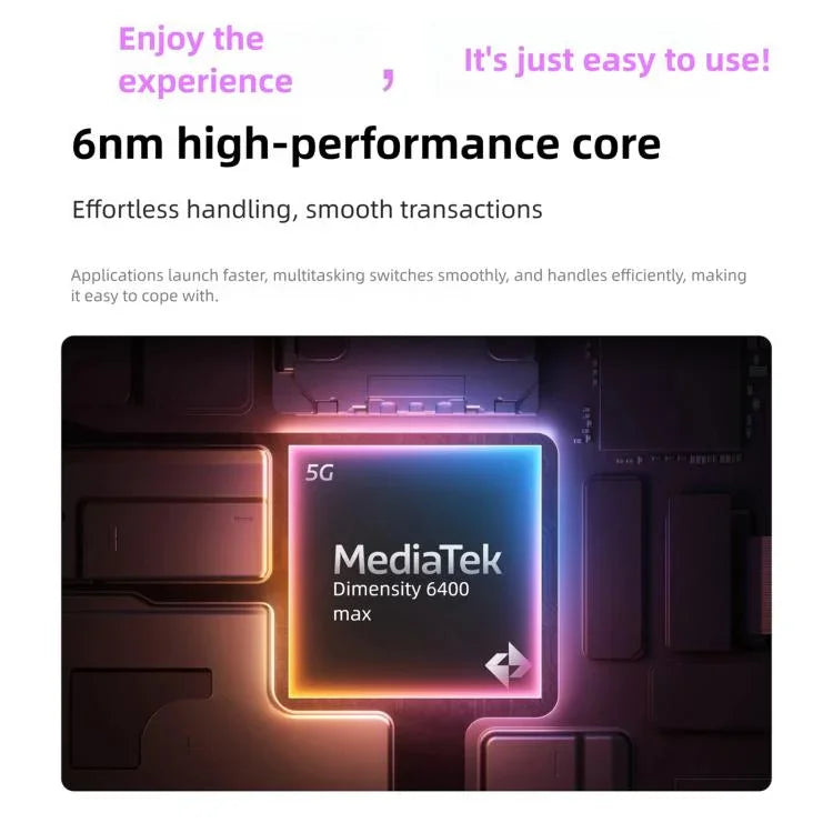 Realme 15T, 8GB+256GB, 화면 지문 인식, 6.57인치 Realme UI 6.0 Android 15 MediaTek Dimensity 6400 Max 옥타 코어, NFC, 네트워크: 5G, 8GB+256GB