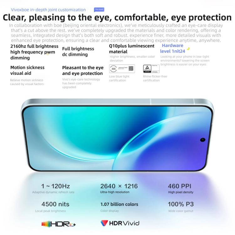비보 X300, 16GB+1TB, 6.31인치 OriginOS 6 안드로이드 16 디멘시티 9500 옥타 코어, OTG, NFC, 네트워크: 5G, 16GB+1TB