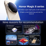 Honor Magic8 Pro, 12GB+512GB, 화면 지문 인식, 6.71인치 MagicOS 10.0 / Android 16 Snapdragon 8 Elite 5세대 옥타 코어, 네트워크: 5G, NFC, OTG, 12GB+512GB
