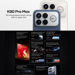 샤오미 레드미 K90 프로 맥스, 12GB+512GB, 6.9인치 샤오미 하이퍼OS 3 스냅드래곤 8 엘리트 5세대 옥타 코어, NFC, 네트워크: 5G, 12GB+512GB