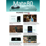 HUAWEI Mate 80, 12GB+256GB, 측면 지문 인식, 6.75인치 HarmonyOS 6.0 Kirin 9020, NFC, OTG, 구글 플레이 미지원, 12GB+256GB