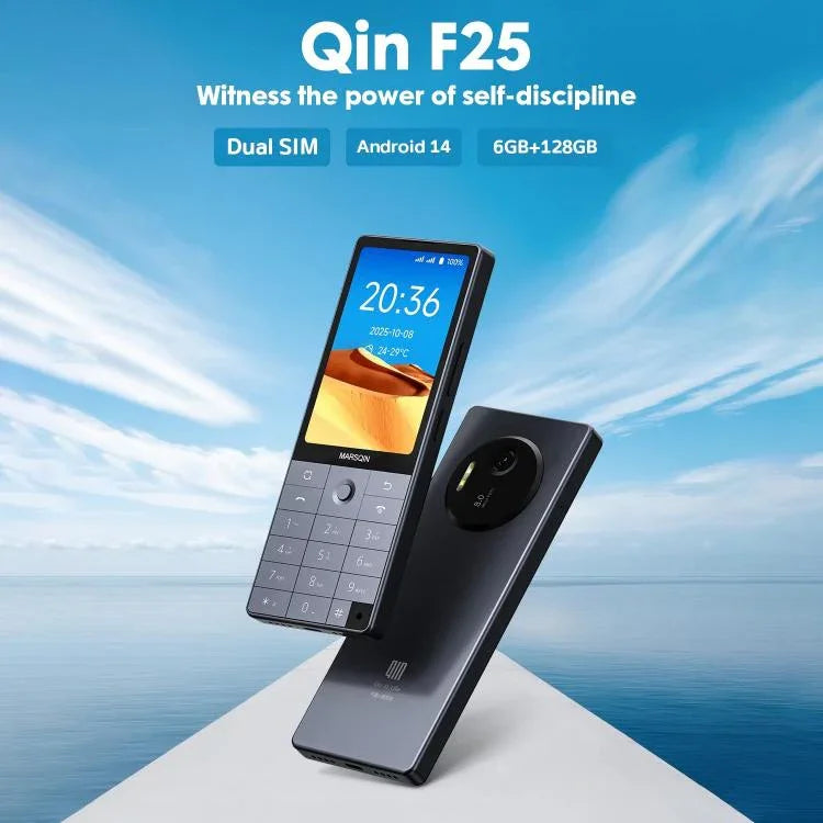 DUOQIN F25 Elder Keypad Smart Phone, 6GB+128GB, 3.54 inch Android 14 MTK8786 Octa-Core, Network: 4G