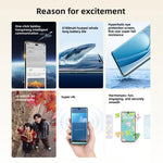 HUAWEI Enjoy 70X 프리미엄 에디션, 8GB+256GB, 화면 지문 인식, 6.78인치 HarmonyOS 4.2 Kirin 8000, 네트워크: 4G, OTG, NFC, 구글 플레이 미지원, 8GB+256GB