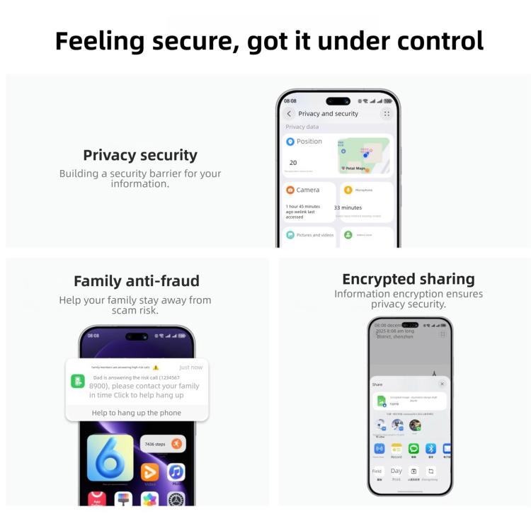 Huawei nova 15 Pro, 12GB+256GB, 측면 지문 인식, 6.84인치 HarmonyOS 6.0 Kirin 9010S 옥타 코어, NFC, OTG, 구글 플레이 미지원, 12GB+256GB