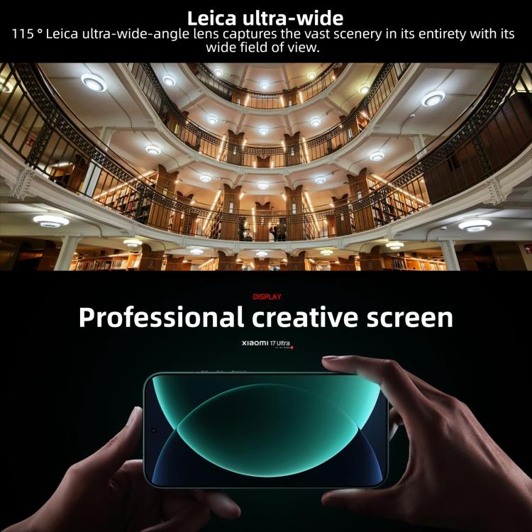 샤오미 17 울트라, 16GB+512GB, 3D 초음파 지문인식, 6.9인치 샤오미 하이퍼OS 3 스냅드래곤 8 엘리트 5세대 옥타 코어, NFC, 네트워크: 5G, 16GB+512GB