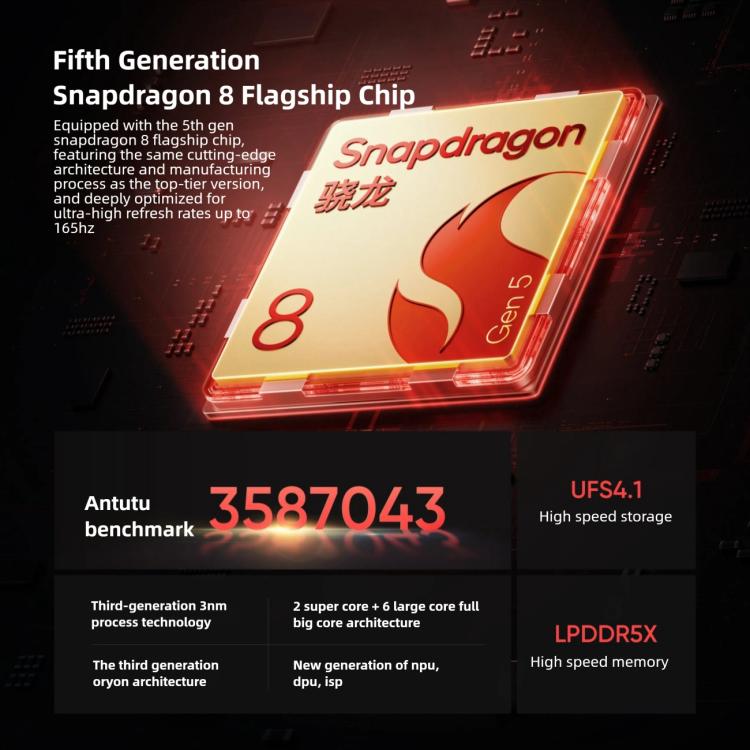 Realme Neo8, 12GB+256GB, 초음파 화면 지문 인식, 6.78인치 Realme UI 7.0 Snapdragon 8 Gen 5 옥타 코어, OTG, NFC, 네트워크: 5G, 12GB+256GB