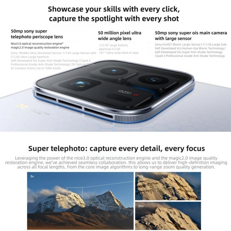 vivo iQOO 15 Ultra, 24GB+1TB, 초음파 3D 지문 인식, 6.85인치 Android 16 OriginOS 6 Snapdragon 8 Elite Gen 5 옥타 코어, OTG, NFC, 네트워크: 5G, 구글 플레이 지원, 24GB+1TB