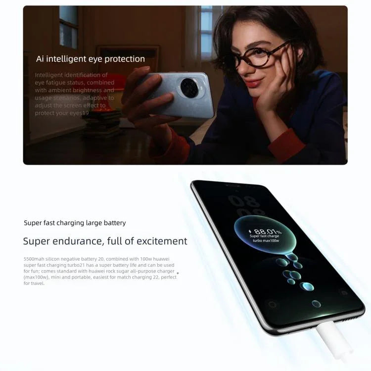 Huawei nova 14 Pro, 12GB+512GB, 측면 지문 인식, 6.78인치 HarmonyOS 5.0, NFC, OTG, 구글 플레이 미지원, 12GB+512GB, nova 14 Pro, 12GB+512GB