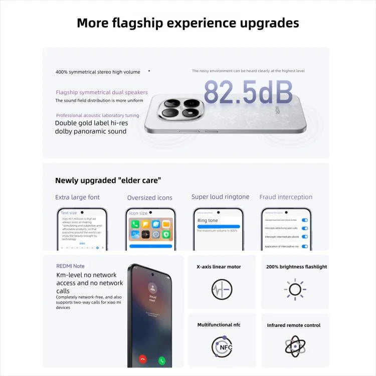 Xiaomi Redmi Note 15 Pro 5G, 12GB+256GB, 6.83인치 Xiaomi HyperOS 2 Dimensity 7400-Ultra 옥타 코어, 네트워크: 5G, NFC, 12GB+256GB