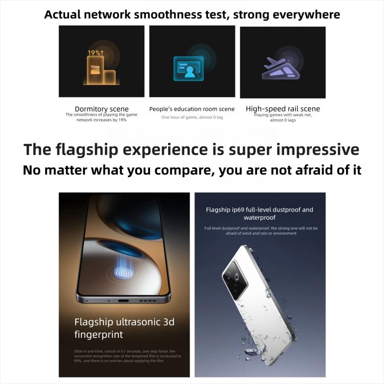 Realme GT7, 16GB+1TB, 6.8 inch Android 15 / Realme UI 6.0 MediaTek Dimensity 9400+ Octa Core, NFC, Network: 5G, Support Google Play, 16GB+1TB