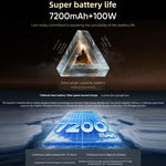 Realme GT7, 16GB+512GB, 6.8 inch Android 15 / Realme UI 6.0 MediaTek Dimensity 9400+ Octa Core, NFC, Network: 5G, Support Google Play, 16GB+512GB