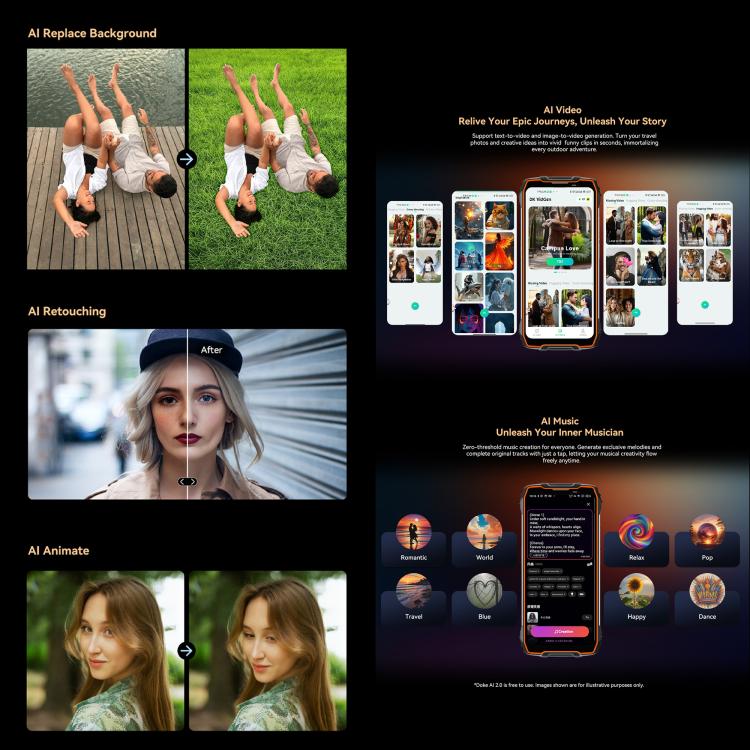 Blackview BL7000 러기드 폰, 8GB+256GB, 6.78인치 Android 15 MediaTek Dimensity 6300 옥타 코어, 네트워크: 5G, NFC, OTG, 8GB+256GB