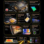 Blackview BL7000 러기드 폰, 8GB+256GB, 6.78인치 Android 15 MediaTek Dimensity 6300 옥타 코어, 네트워크: 5G, NFC, OTG, 8GB+256GB