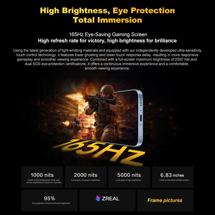vivo iQOO Z11, 16GB+256GB, 화면 지문 인식, 6.83인치 Android 16 OriginOS 6 Dimensity 8500 옥타 코어, OTG, NFC, 네트워크: 5G, 구글 플레이 지원, 16GB+256GB