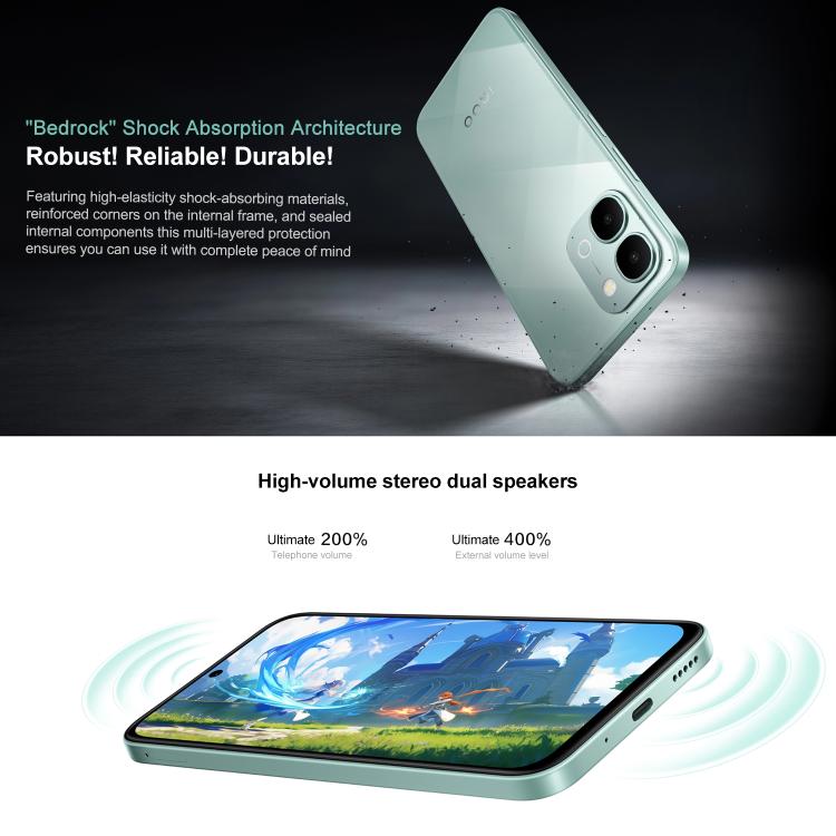 vivo iQOO Z11x, 12GB+512GB, 측면 지문 인식, 6.76인치 Android 16 OriginOS 6 Dimensity 7400 옥타 코어, OTG, NFC, 네트워크: 5G, 구글 플레이 지원, 12GB+512GB