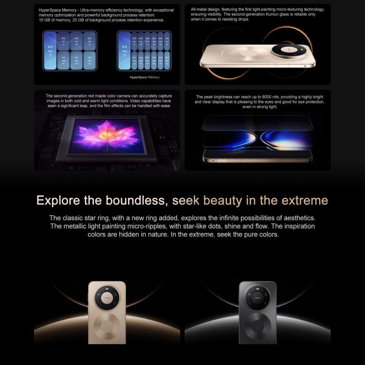 HUAWEI Mate 80 Pro Max Wind, 16GB+512GB, 측면 지문 인식, 6.9인치 HarmonyOS 6.0 Kirin 9030 Pro, NFC, OTG, 구글 플레이 미지원, Mate 80 Pro Max Wind, 16GB+512GB, Mate 80 Pro Max Wind, 16GB+1TB