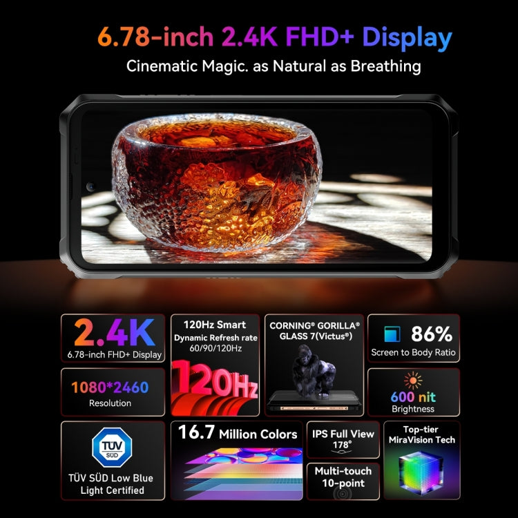 Blackview BL9000 Pro 5G, 열화상 카메라, 12GB+512GB, IP68/IP69K/MIL-STD-810H, 6.78인치 Android 14 MediaTek Dimensity 8020 옥타 코어, 네트워크: 5G, NFC, OTG, BL9000 Pro 5G 12GB+512GB