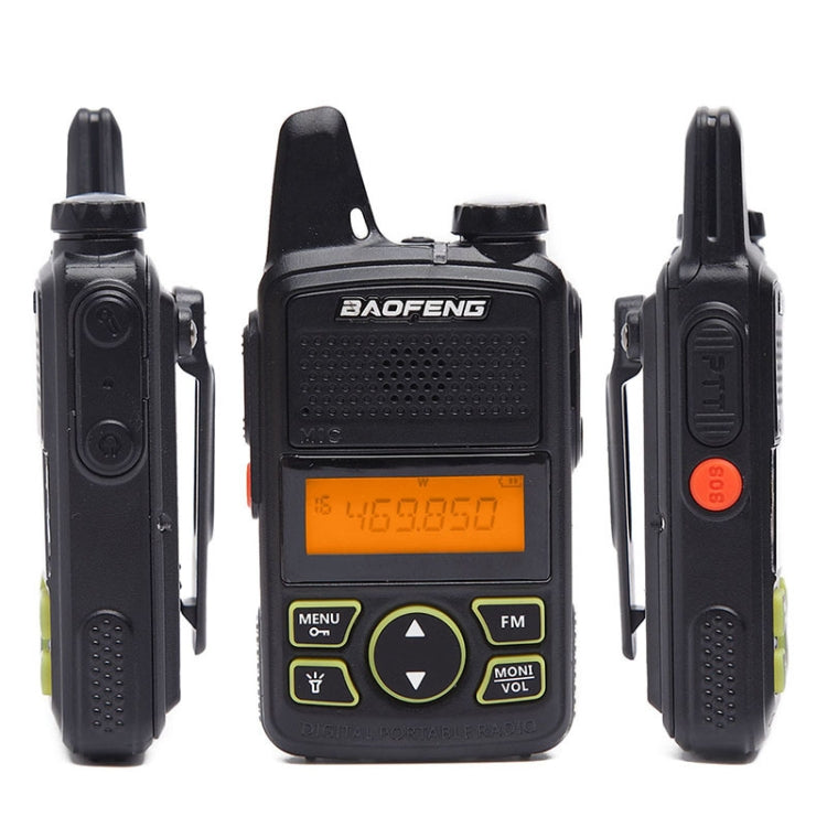 BaoFeng BF-T1 단일 밴드 라디오 휴대용 워키토키, 미국 플러그, BF-T1 미국 플러그