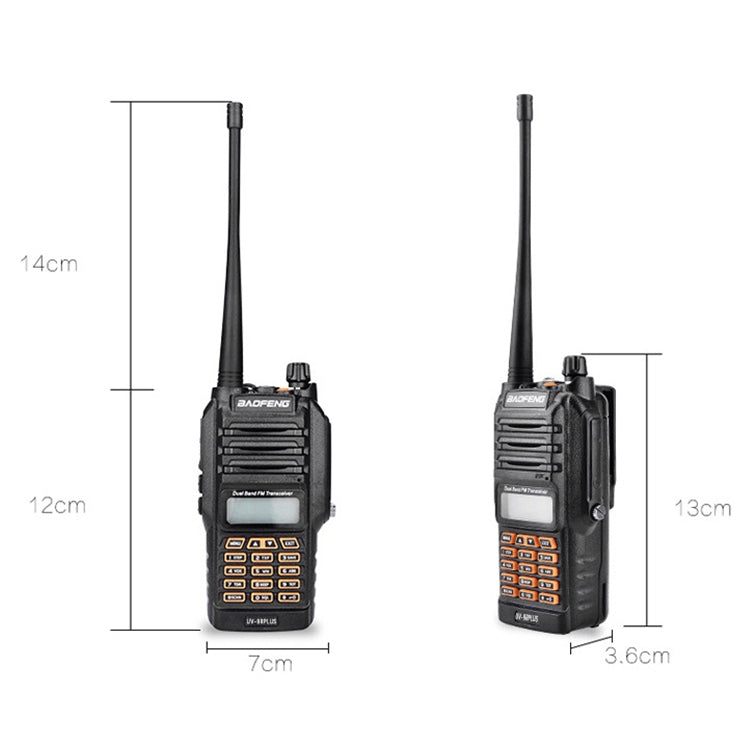 BaoFeng BF-UV9R Plus 10W 방수 듀얼 밴드 라디오 휴대용 안테나 워키토키, EU 플러그, BF-UV9Rplus EU 플러그