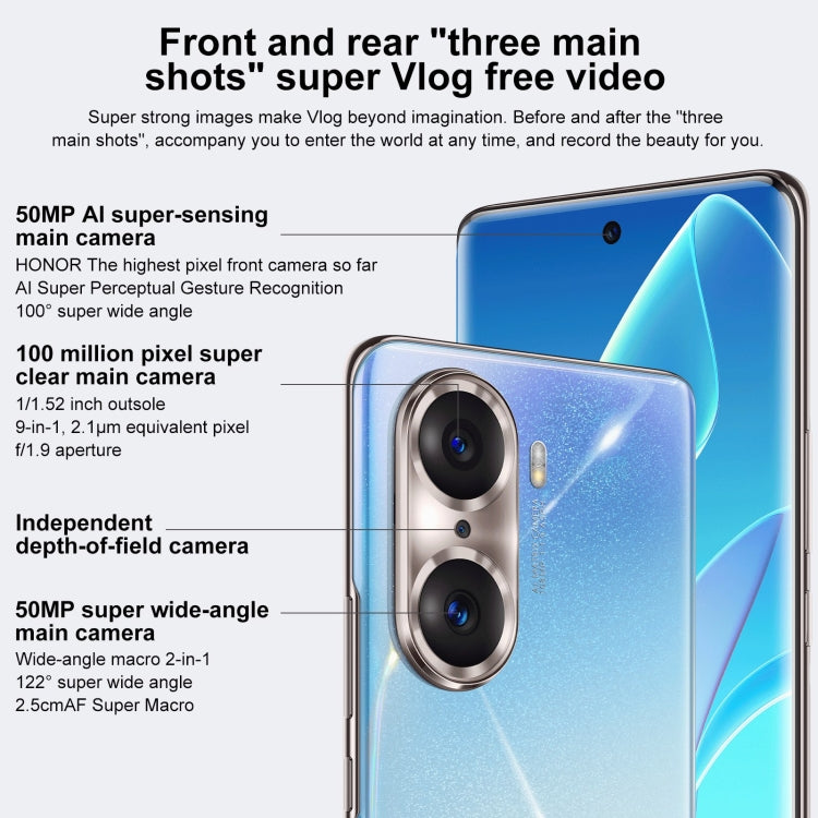 트리플 후면 카메라, 화면 지문 인식, 6.78인치 매직 UI 5.0 퀄컴 스냅드래곤 778G 플러스 6nm 옥타 코어 최대 2.5GHz, 네트워크: 5G, OTG, NFC, 구글 플레이 미지원, 60 Pro 5G 8GB+256GB
