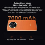 듀얼 후면 카메라, 측면 지문 인식, 7000mAh 배터리, 6.95인치 HarmonyOS 3.0 Qualcomm Snapdragon 680 옥타 코어 2.4GHz, 네트워크: 4G, OTG, NFC, 구글 플레이 미지원, 512GB 블랙, 512GB 오렌지