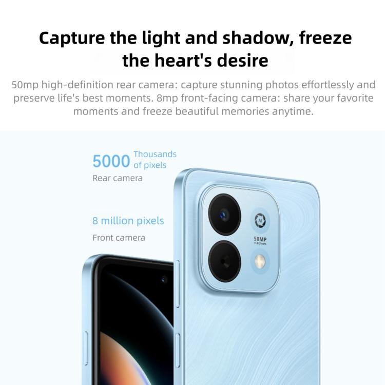 HUAWEI Enjoy 90, 8GB+128GB, 측면 지문 인식, 6.67인치 HarmonyOS 6.0 Kirin 8000A, OTG, 구글 플레이 미지원, 8GB+128GB