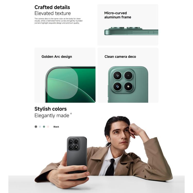 샤오미 17 글로벌, 12GB+256GB, 초음파 지문 인식, 6.3인치 Xiaomi HyperOS 3 Snapdragon 8 Elite Gen 5 옥타 코어, NFC, 네트워크: 5G, 12GB+256GB