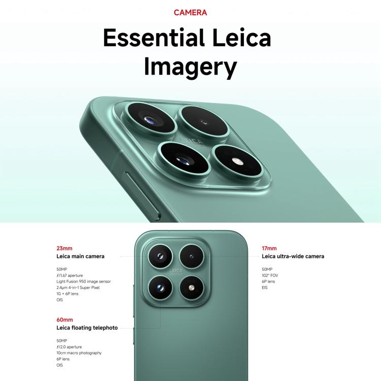 샤오미 17 글로벌, 12GB+256GB, 초음파 지문 인식, 6.3인치 Xiaomi HyperOS 3 Snapdragon 8 Elite Gen 5 옥타 코어, NFC, 네트워크: 5G, 12GB+256GB
