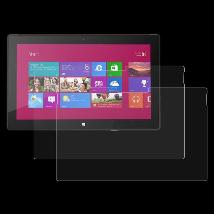 2개입 3H 전문 종이 질감 스크린 필름 연필 스케치 필름 Microsoft Surface Pro 4 / 5 / 6 / 7용, Microsoft Surface Pro 4 / 5 / 6 / 7용