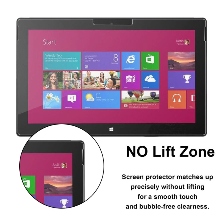 2개입 3H 전문 종이 질감 스크린 필름 연필 스케치 필름 Microsoft Surface Pro 4 / 5 / 6 / 7용, Microsoft Surface Pro 4 / 5 / 6 / 7용