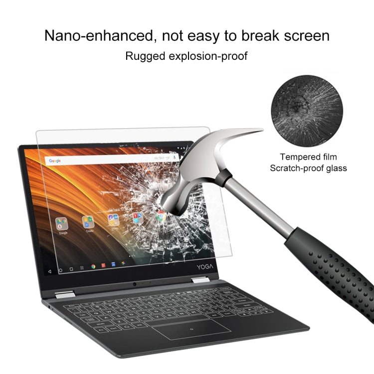 Lenovo YOGA A12용 0.4mm 9H 표면 경도 풀 스크린 강화유리 필름, Yoga A12